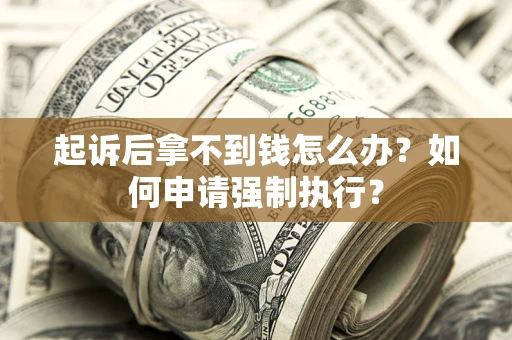 济南起诉后拿不到钱怎么办？如何申请强制执行？