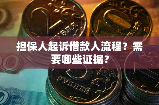 济南担保人起诉借款人流程？需要哪些证据？