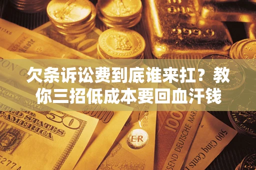 济南欠条诉讼费到底谁来扛？教你三招低成本要回血汗钱